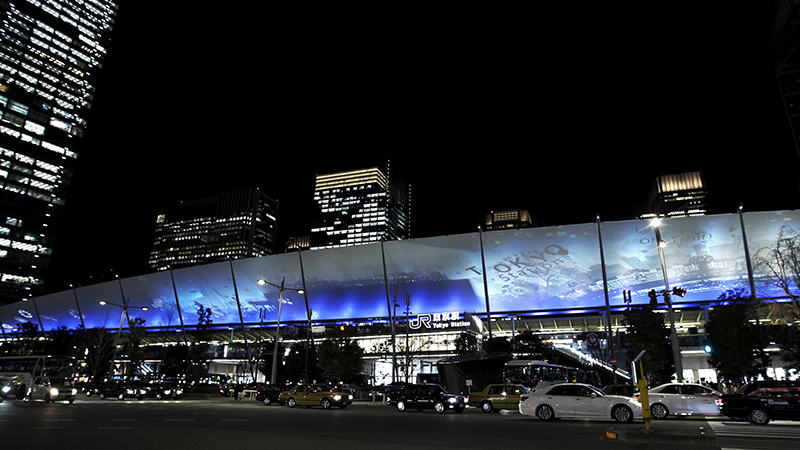 東京駅グランルーフ「Light on Train」