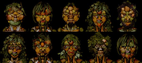 アルチンボルド展 インスタレーション