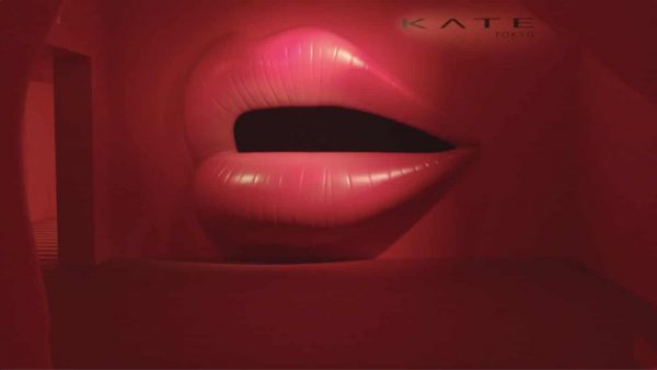 KATE｢真実の唇。｣展 プロジェクションマッピング