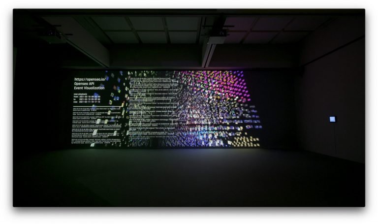 “Gold Rush” – Visualization + Sonification of Opensea activity
