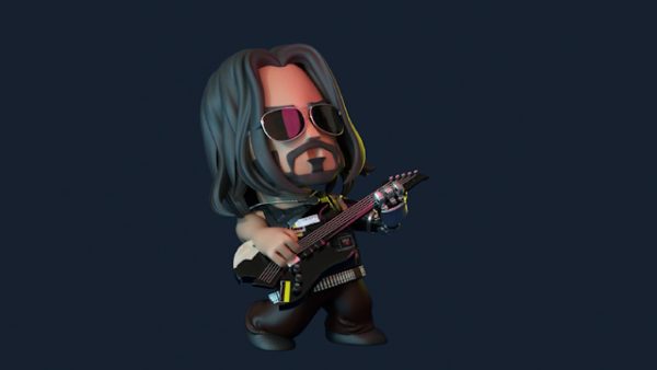 Cyberpunk 2077 animated sticker for Steam points shop