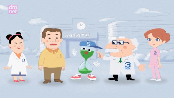 「糖尿病３分間ラーニング」  OPアニメーション