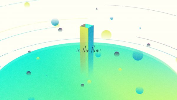 in the flow