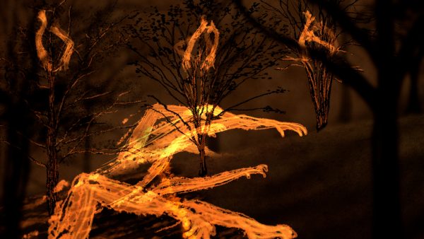 山火事 / a forest fire