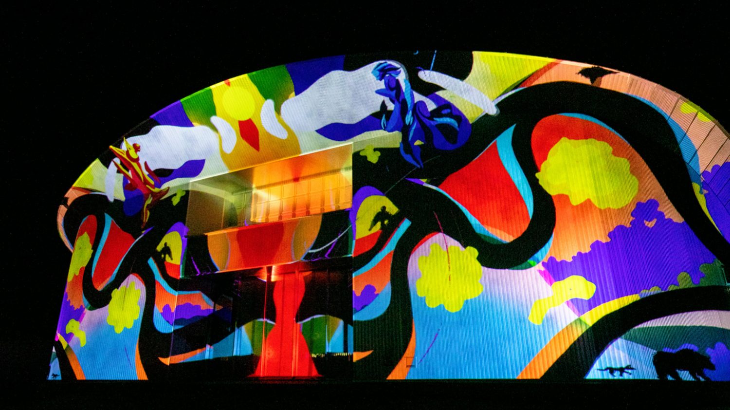Projection Mapping and Lighting Show : Upopoy Kamuy Symphonia