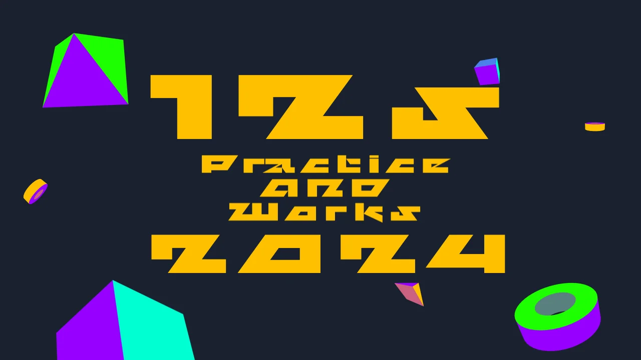 12s Practice AND Works 2024 | 映像作家 100人 Japanese Motion