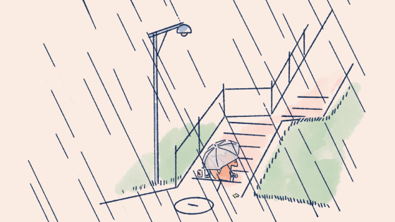 ミミズを拾ってみた