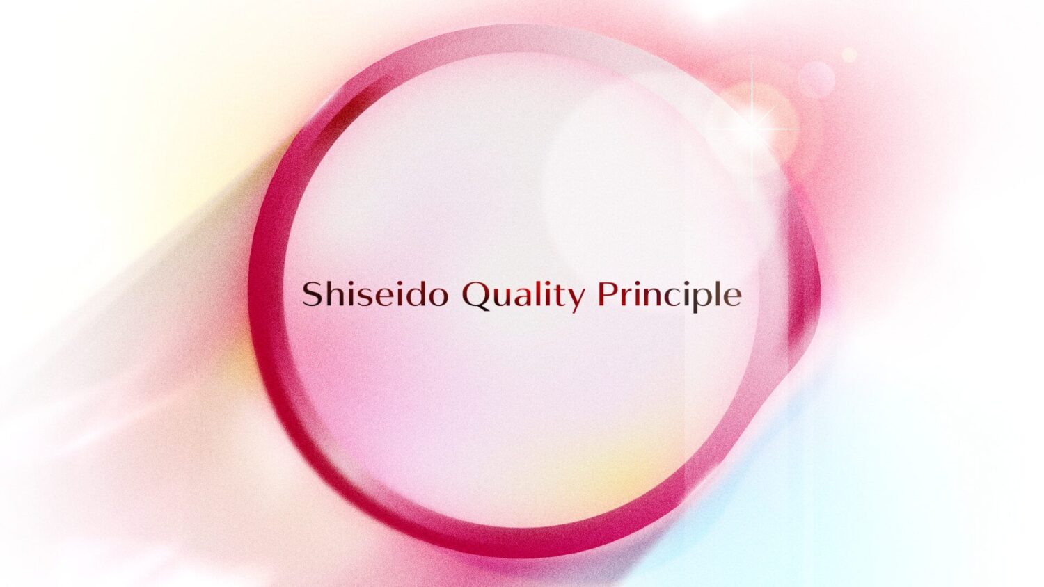 Shiseido Quality Principle