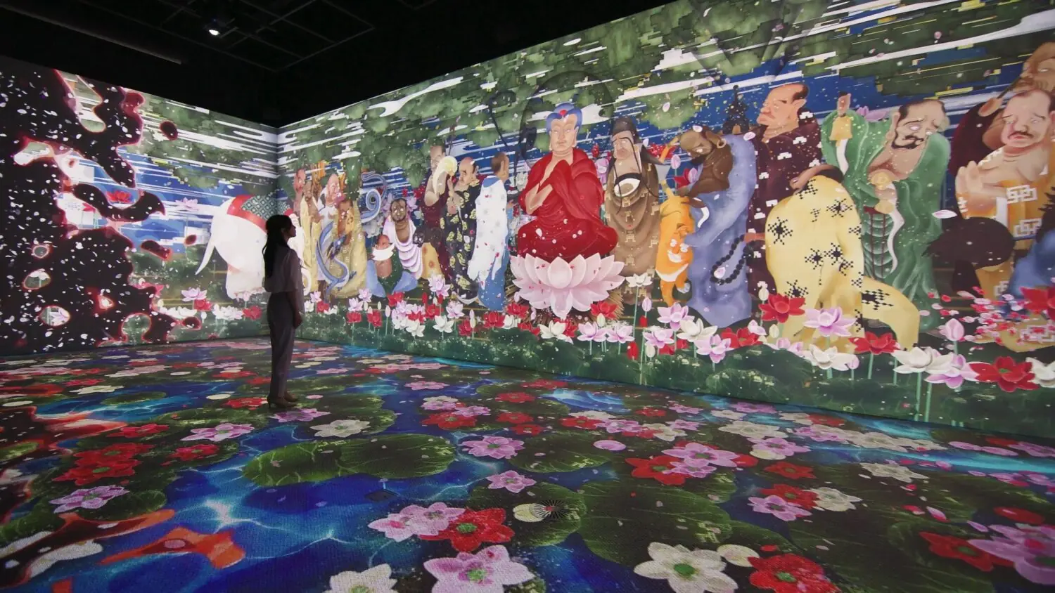 秘密のスクリーン／ShoichiHasegawa作 デジタル文化財ミュージアム KOISHIKAWA XROSS | 映像作家 100人