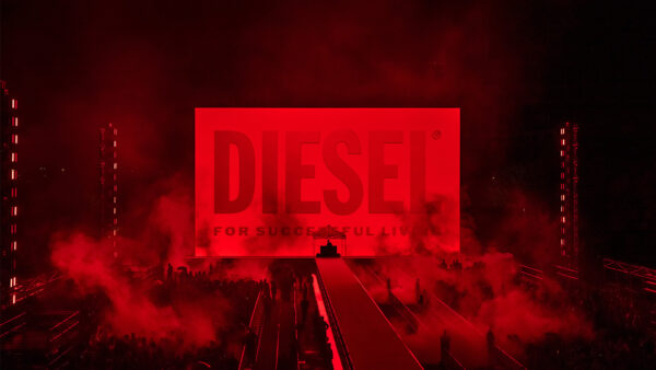 DIESEL SS24: PRE RUNWAY / LIQUID LOGO