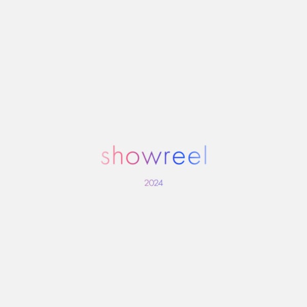 “2024 showreel” motion graphics
