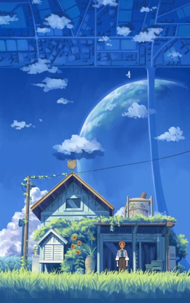 夏、スペースコロニー