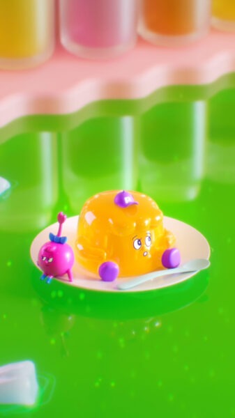 プチアニメ『スイーツメイト』縦長動画