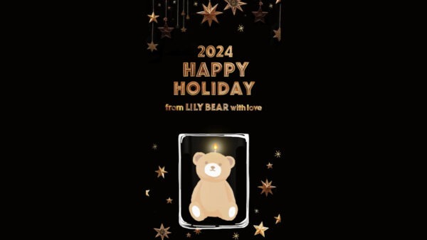 Lily Bear Candle – Holiday Magic 2024