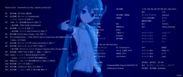 初音ミク公式｢Project Circles -ミクたちとの共振-｣- 椎乃味醂パート